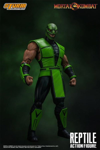 Storm Collectibles Mortal Kombat Reptile Action Figure